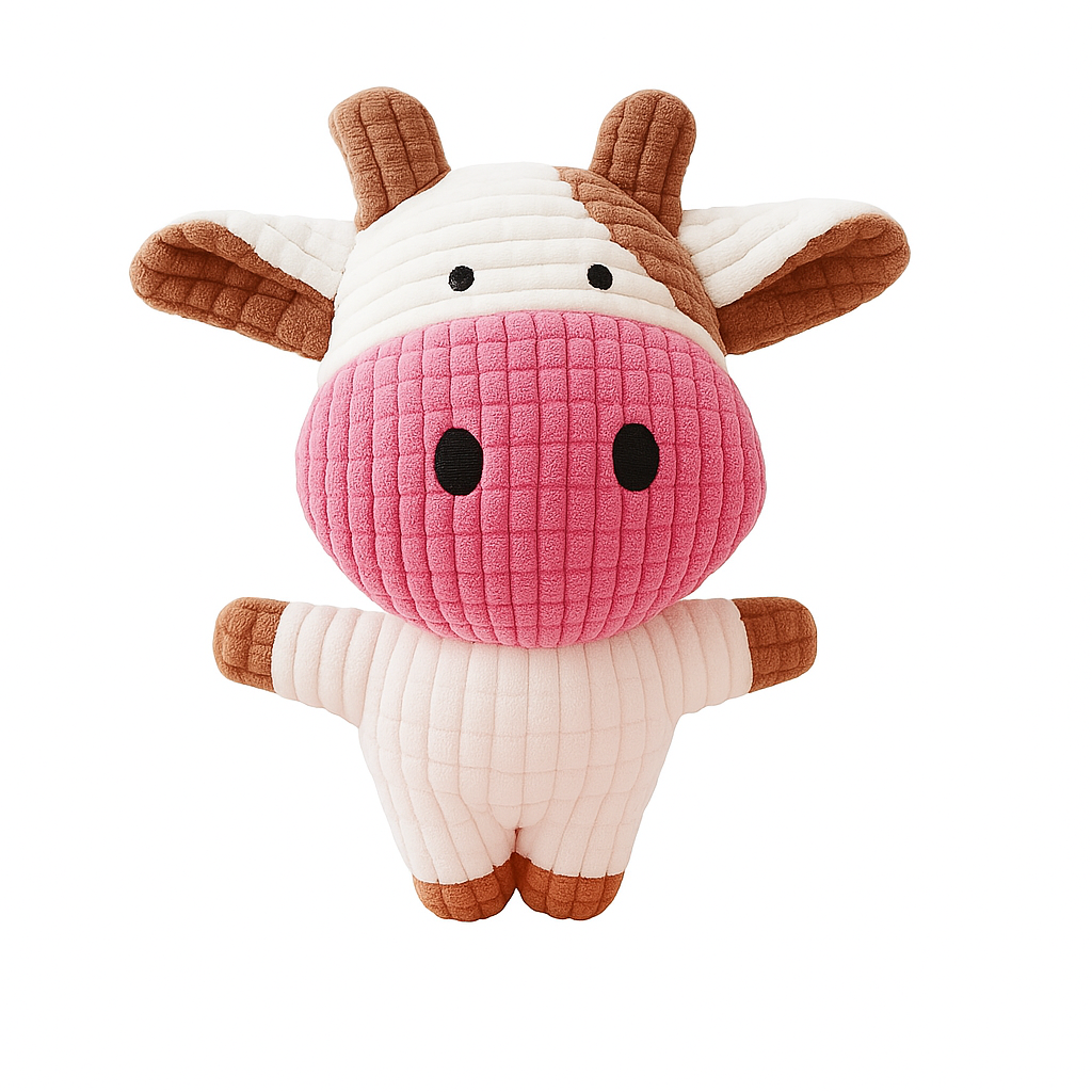 Vaca de felpa con sonido