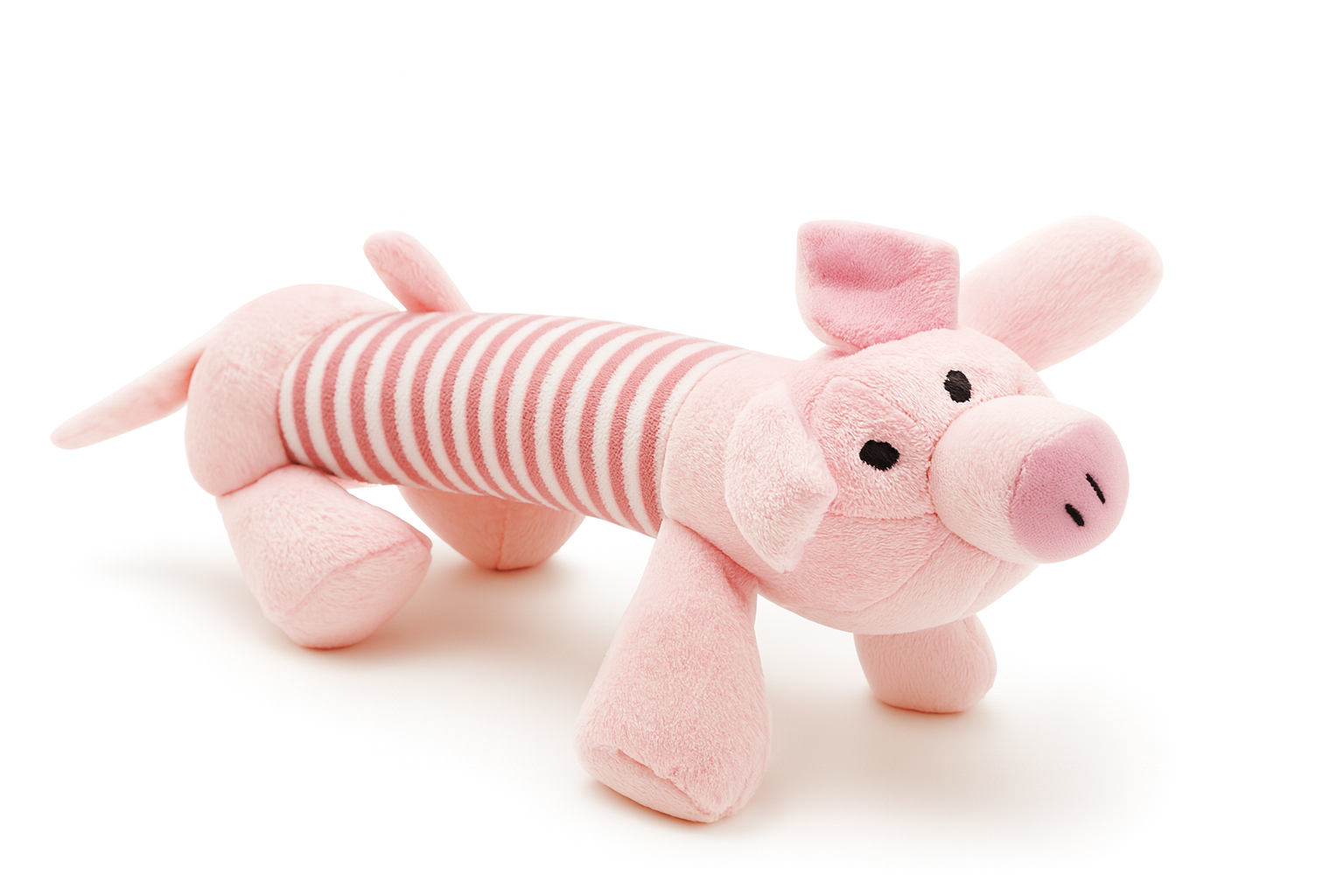 Cerdito Rayado de Felpa