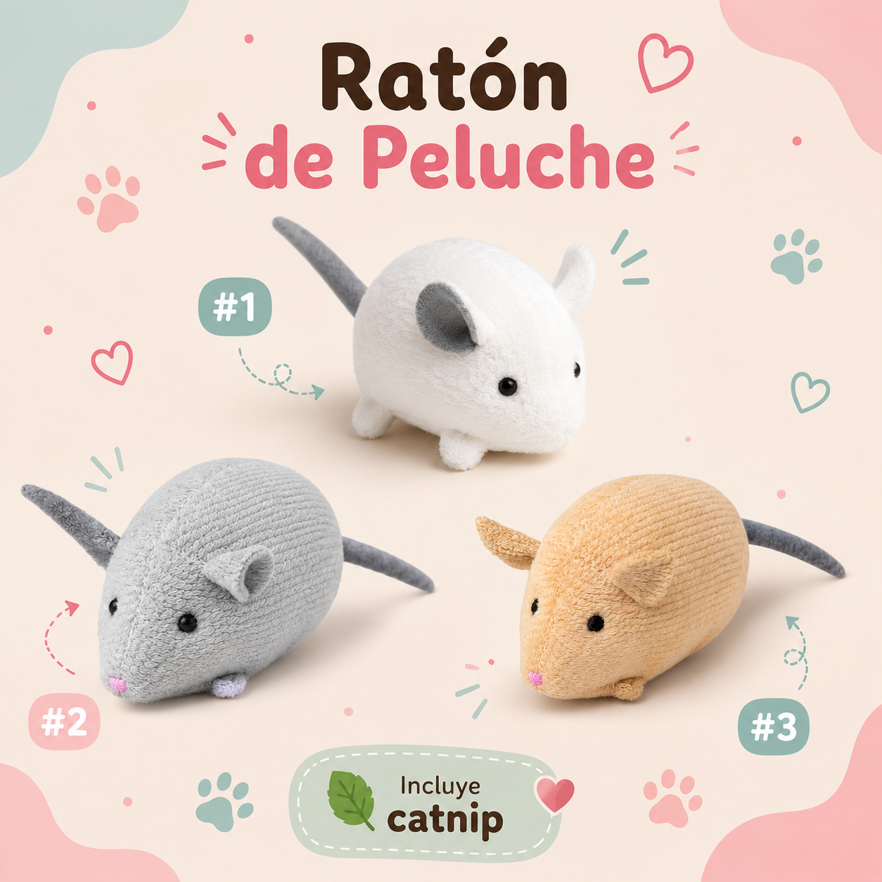 Ratón para gato con Catnip