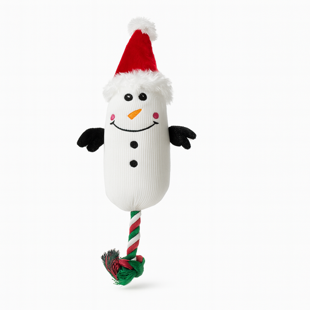 Muñeco de Nieve Navideño para Perros