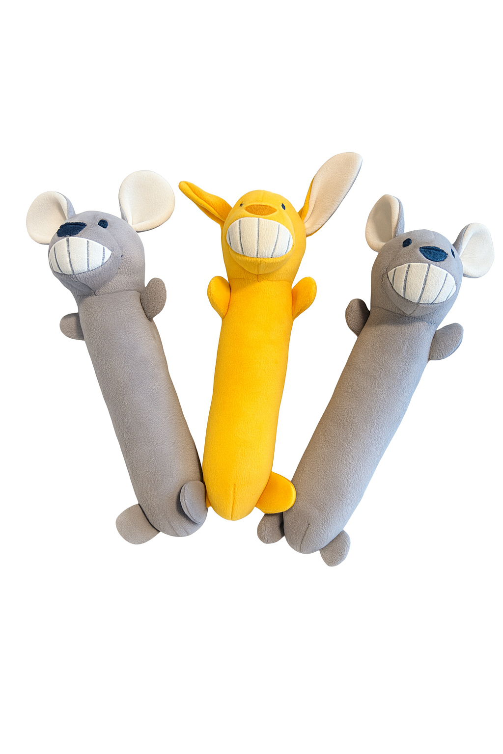 Juguete de Peluche Alargado – Sonrisa Divertida