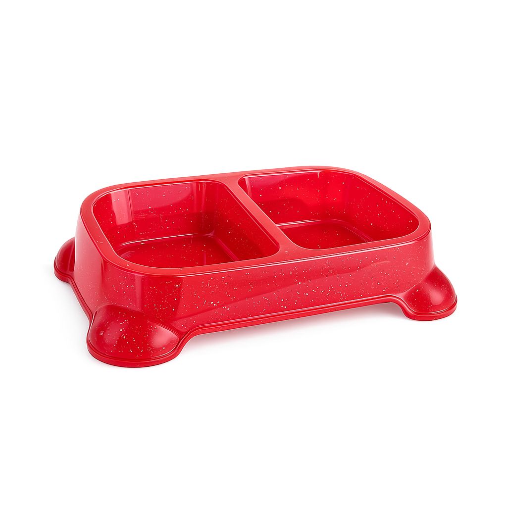 Comedero Doble – Colores Surtidos