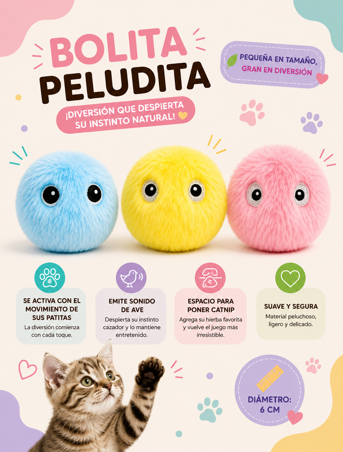 🩵 Pelota Interactiva con Sonido