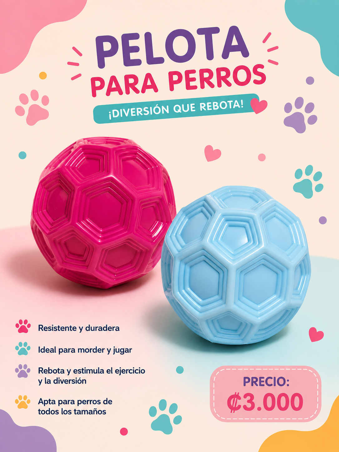 🐶 Pelota Saltarina para Perros