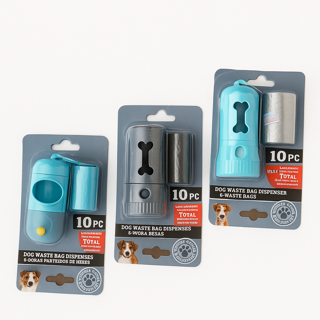 Dispensador de Bolsas con Foco  – Incluye Rollos