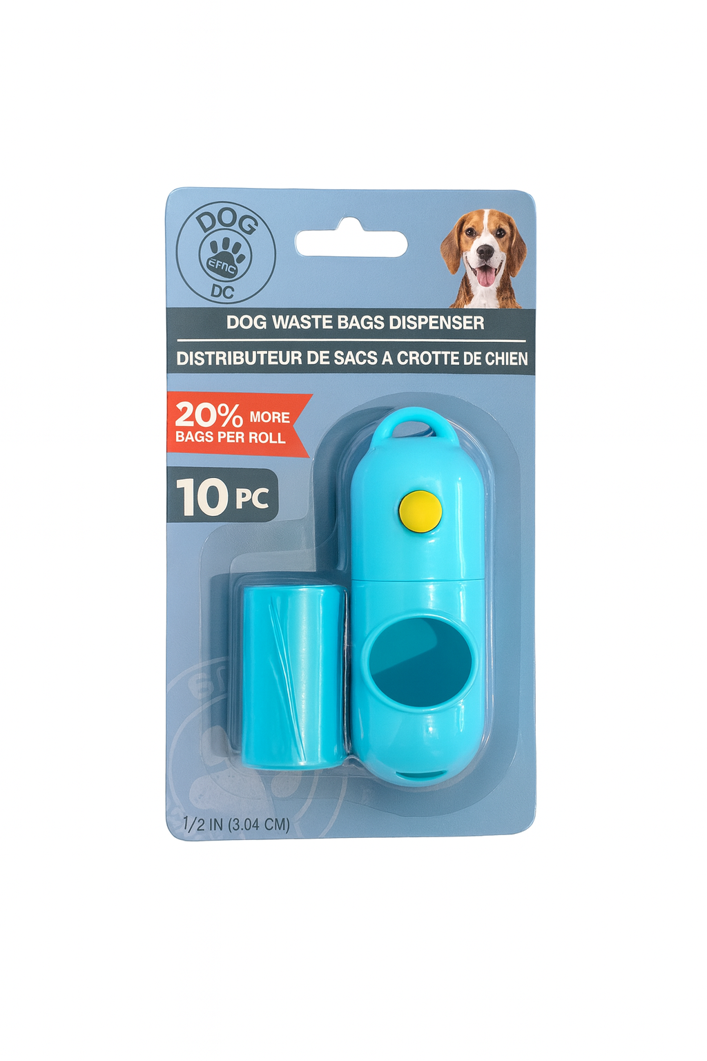 Dispensador de Bolsas con Foco  – Incluye Rollos