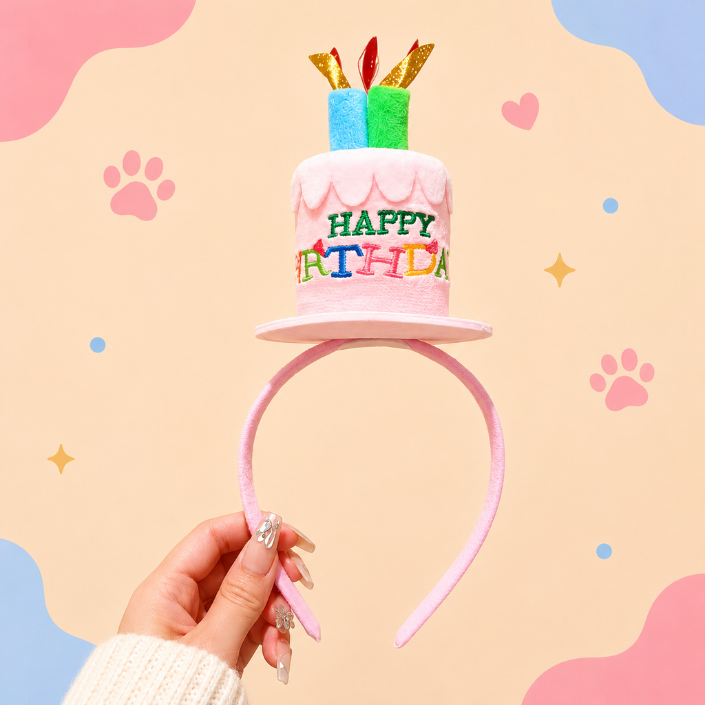 🎂 Diadema de Cumpleaños para Mascotas 🐾